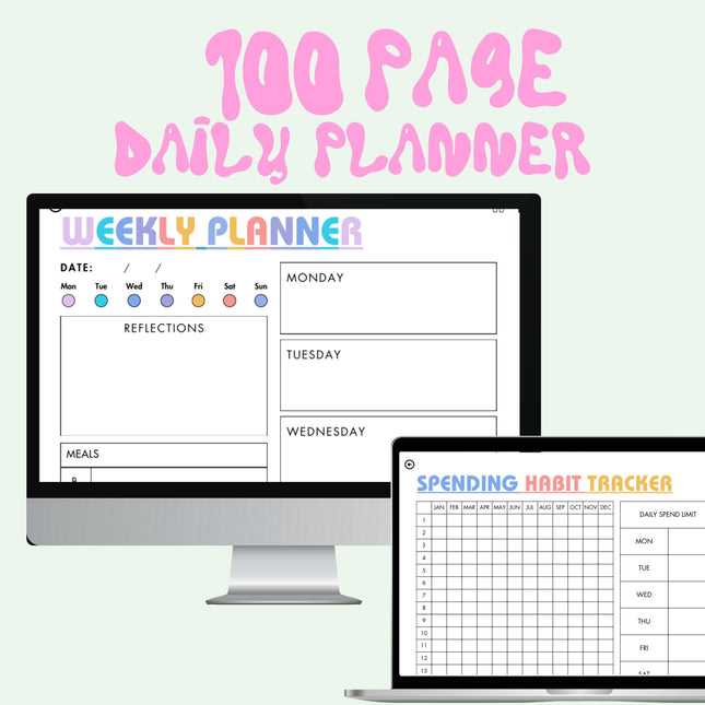 100 Page Daily Planner