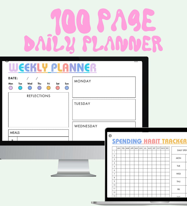 100 Page Daily Planner