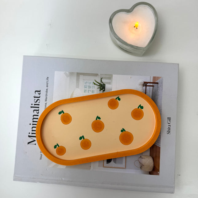 Orange Jewellery Tray