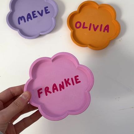 Personalised Flower Trinket