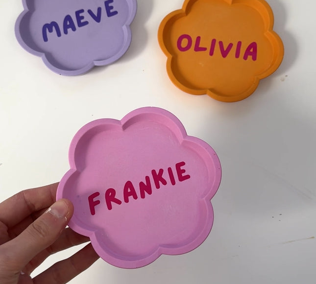 Personalised Flower Trinket
