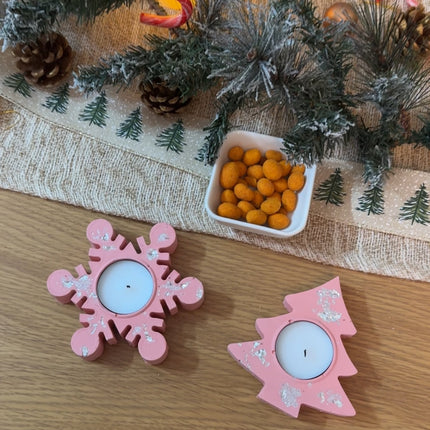 Christmas Tealight Holder Set