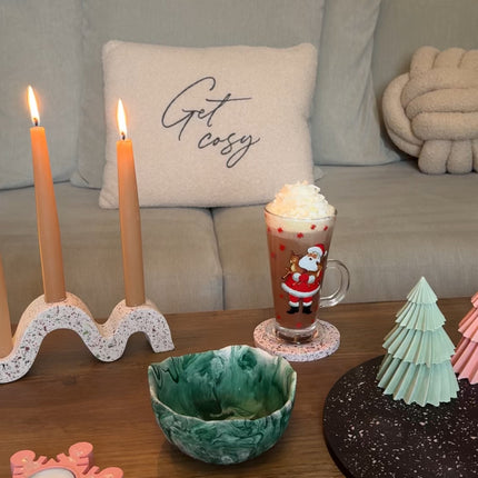 Wavy Candlestick - Terrazzo