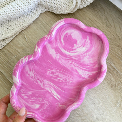 Omorfa Tray - Pink Marble