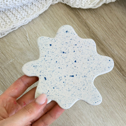 Splodge Coaster - Blue Terrazzo