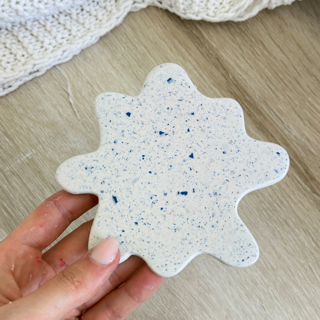 Splodge Coaster - Blue Terrazzo