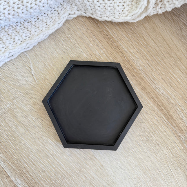 Hexagon Coaster - Black