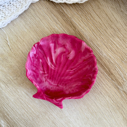 Shell Trinket Dish - Pink Marble