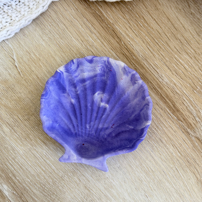 Shell Trinket Dish - Lilac Marble