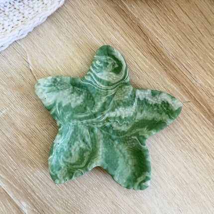 Starfish Trinket - Sage Marble
