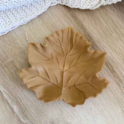 Leaf Trinket Dish - Nude