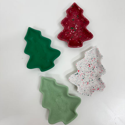 Christmas Tree Trinket Dish