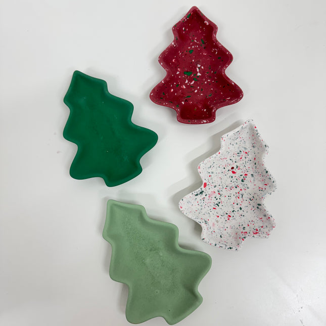Christmas Tree Trinket Dish