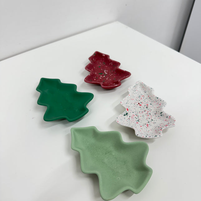 Christmas Tree Trinket Dish