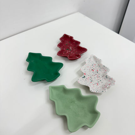 Christmas Tree Trinket Dish