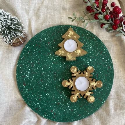 Christmas Tealight Holder Set