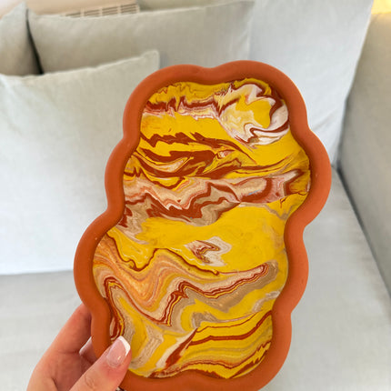 Omorfa Tray - Autumn Marble