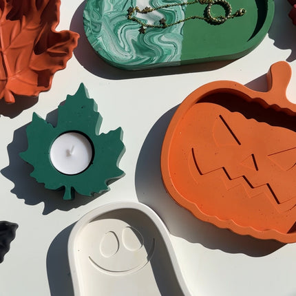 Jewellery Tray - Autumn Marble Split