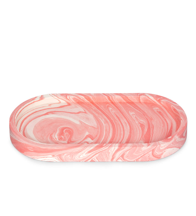 Jewellery Tray - Pink Marble