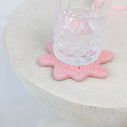 Splodge Coaster - Baby Pink