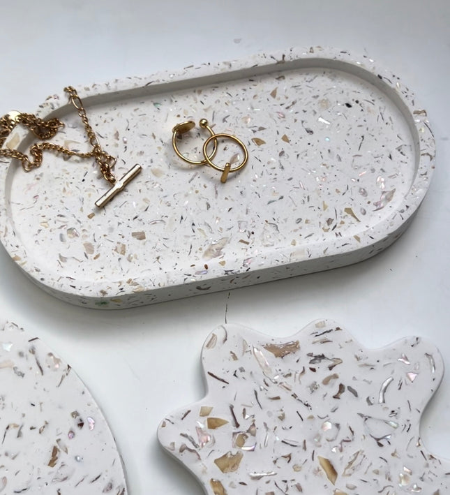 Jewellery Tray - Crushed Shell