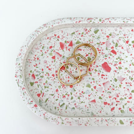 Jewellery Tray - Pink & Sage - Luxe Home Decor Ltd